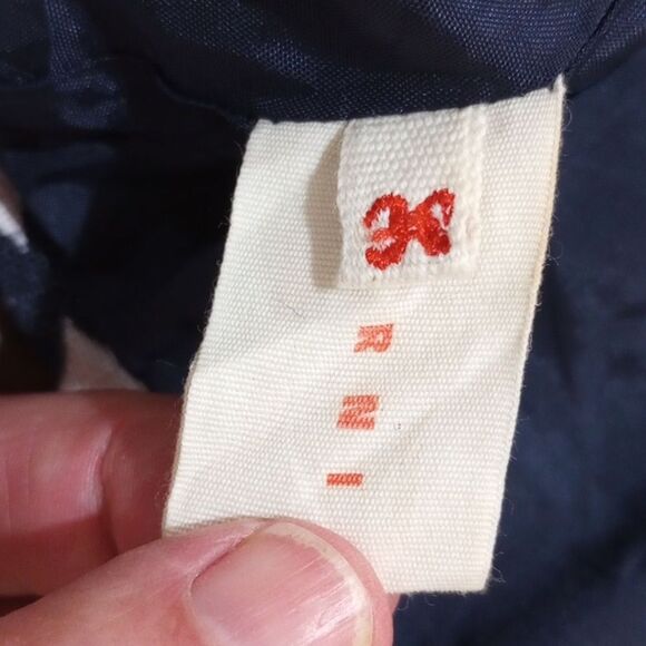 MARNI Geometric Print Crop Pleated Peplum Open Front Jacket Blazer Navy 36 / S - Picture 7 of 11